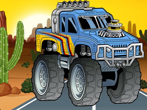 Crazy Monster Truck Jigsaw Game Image Crazy Monster Truck Jigsaw Game