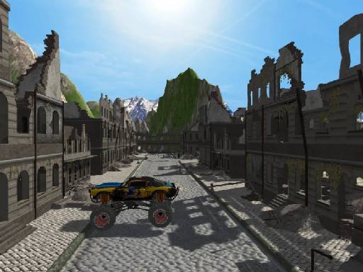 Destroyed City Drive Game Image Destroyed City Drive Game